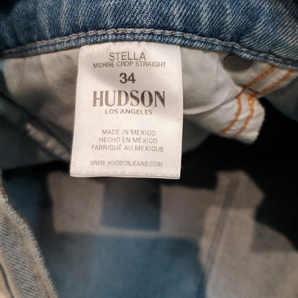 HP⚡NWT Hudson Jeans | Stella Midrise Crop Straight - Picture 11 of 15